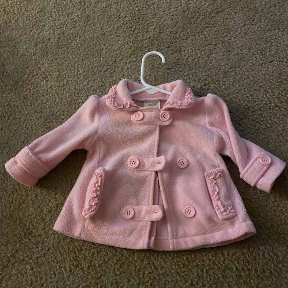 Infant jacket girl 12 months like new condition 10$